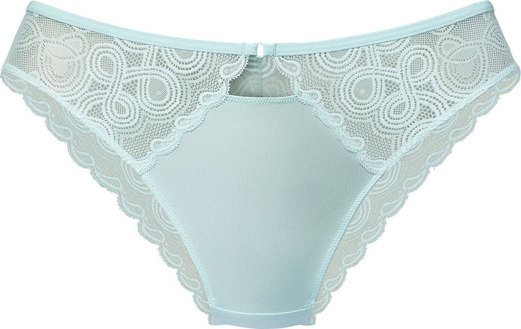 LASCANA Tanga aquablau Größe 48/50
