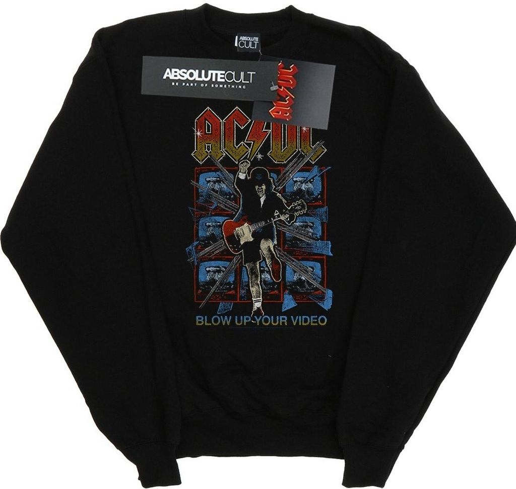 AC/DC - "Blow Up Your Video" Sweatshirt für Jungen BI3235 (128) (Schwarz)