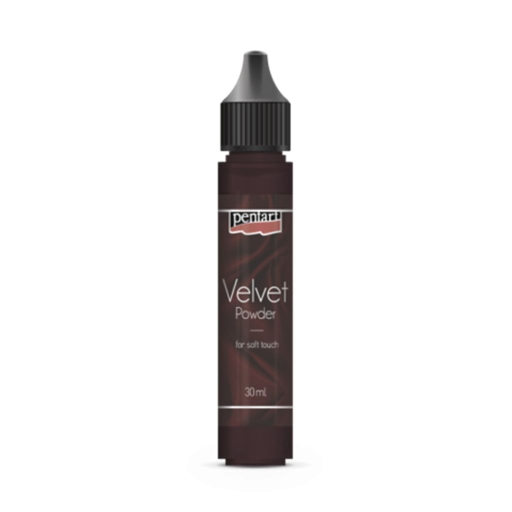 PENTART Samtpulver, 6 g, Erdiges Braun