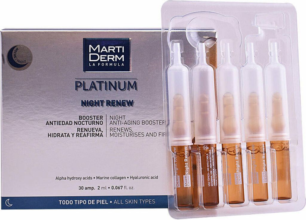 Ampule Martiderm Platinum Night Renew 30 jednotek Obrázek produktu 