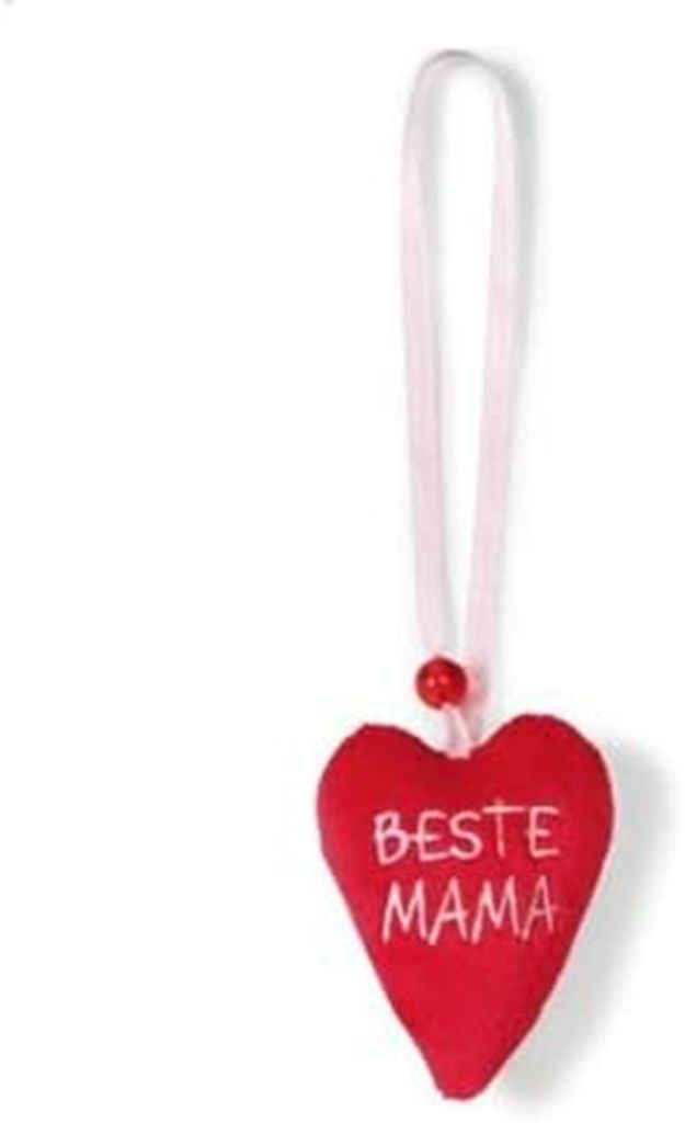 NICI - 34006 - Plüschherzanhänger im Geschenkschachtel Beste Mama, Muttertag