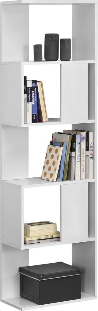 Regál na knihy Aneby 159x45x24cm Stojací regál s 5 policemi Obrázek produktu 