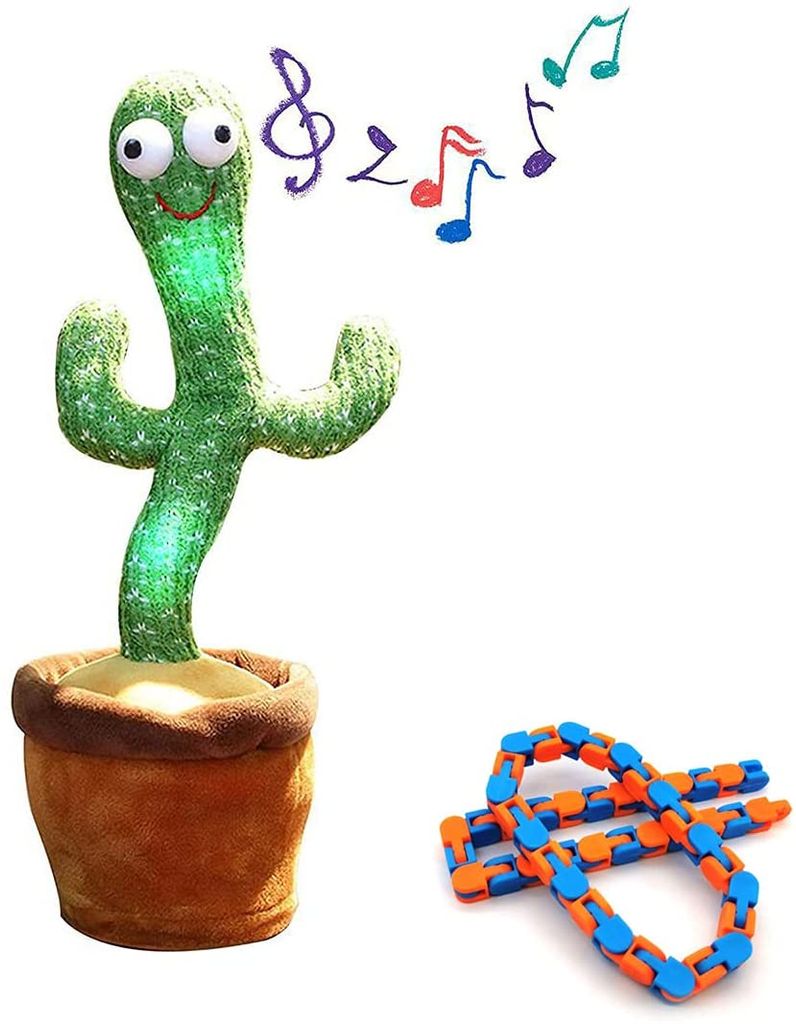 Tanzender Kaktus Plüschtiere Lustiger Singender Kaktus Shake Dancing Cactus DE 