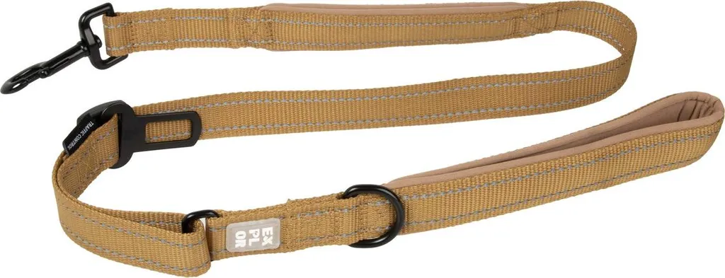 Laisse de promenade Duvo+ EXPLOR Ultimate Fit miel doré pour l'extérieur