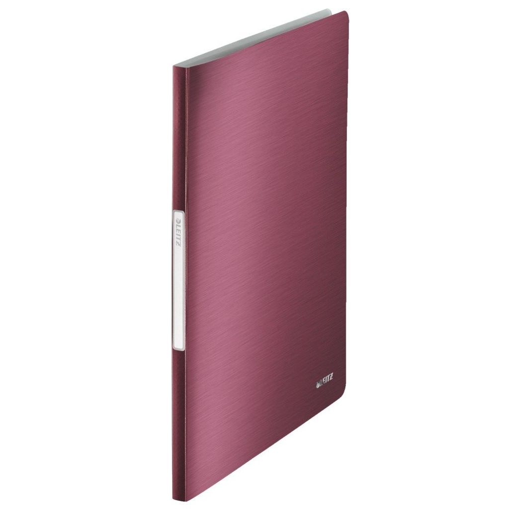 Leitz 39590028, Rot, Polyvinylchlorid (PVC), 40 Taschen, Produktbild 