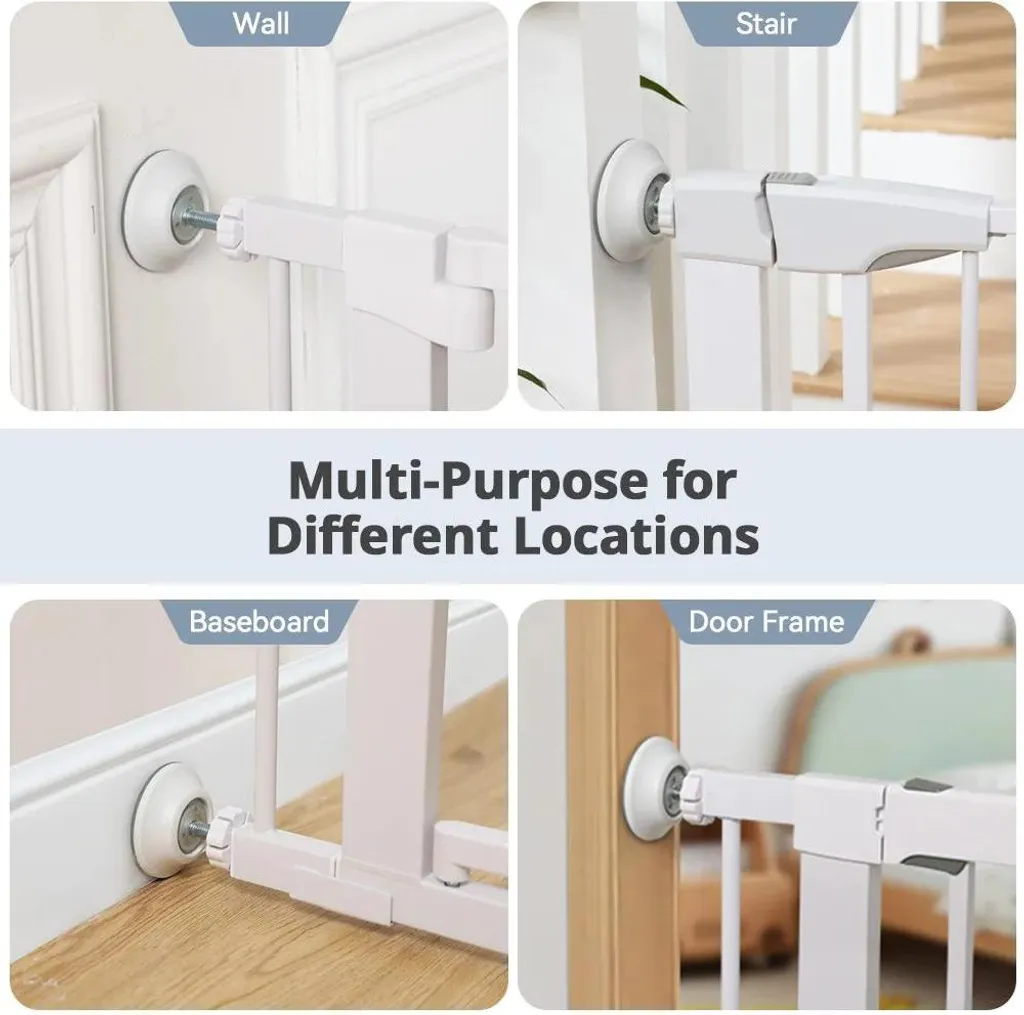 Fixation barrière de sécurité sans perçage : Lot de 4 protections PVC