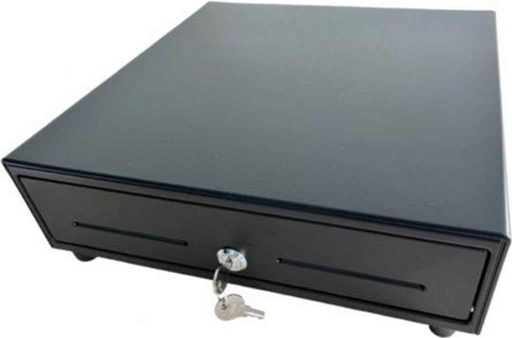 Premier 330 HQ-B, Manuelle und automatische Geldschublade, Stahl, Schwarz, 24 V, 390 mm, 420 mm
