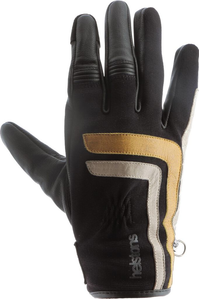 Helstons Jeff Motorradhandschuhe, schwarz/gelb, 8