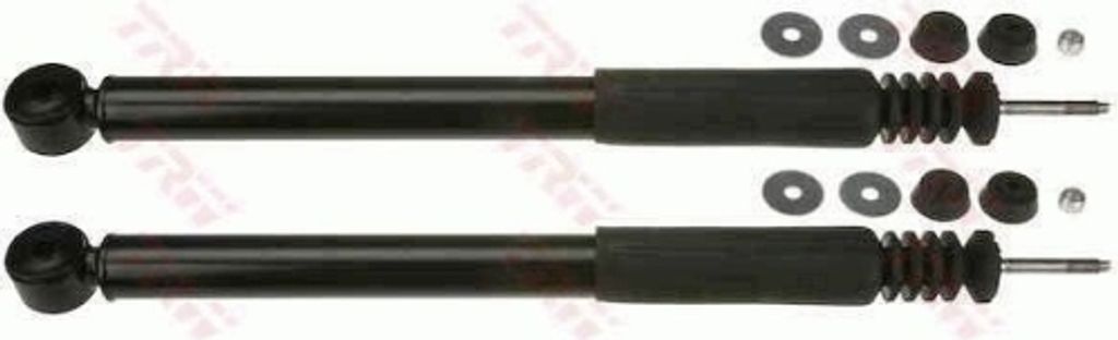 2 Stoßdämpfer TRW JGT237T TRW TWIN für RENAULT, Hinterachse