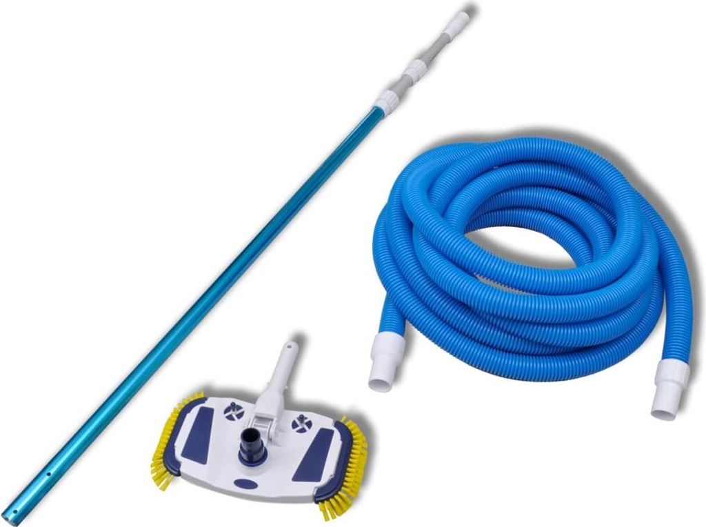 vidaXL Poolreiniger mit Teleskopstange und Schlauch Produktbild 