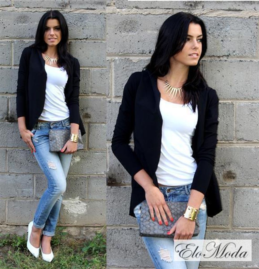 Damen Cardigan Sweater Jacke mit Kapuze Gr. S/M, Schwarz Produktbild 