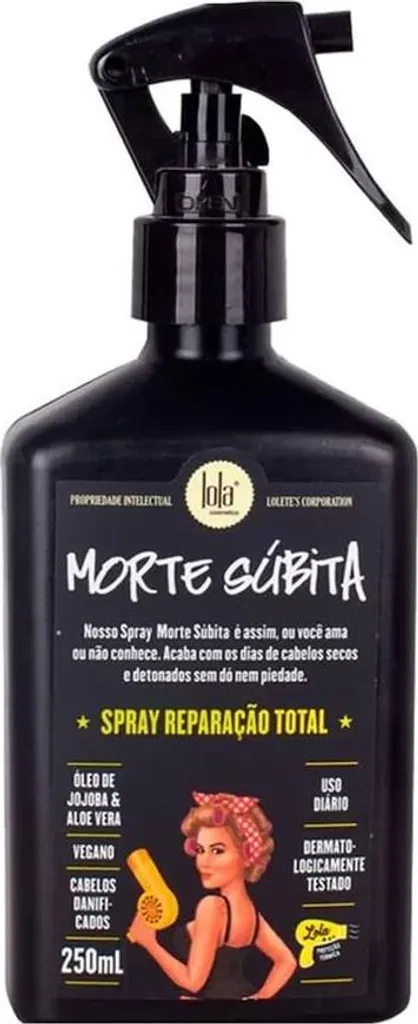 Spray Réparateur pour Cheveux Très Secs Lola Cosmetics Sudden Death 250ml