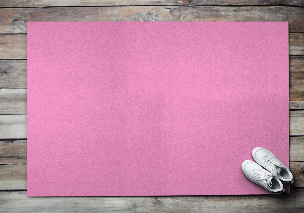 Fußmatte Aussen - Schuhmatte Haustür- Schmutzfangmatte Türvorleger - Outdoor Teppich Schmutzfänger - 150x100 cm - Rosen von Kinderträumen