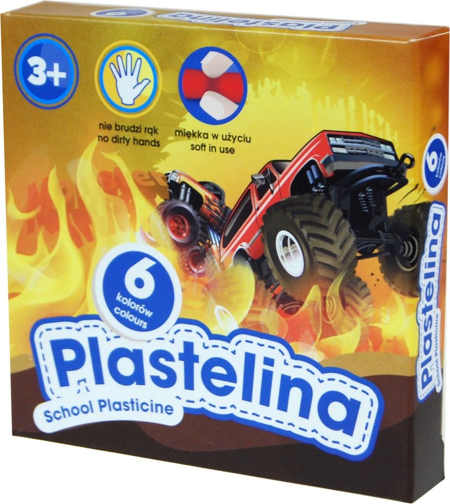 Knetmasse 6 Farben Astra Autos
