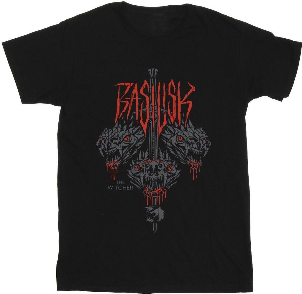 Netflix - "The Witcher Basilisk" T-Shirt für Herren BI52200 Produktbild 