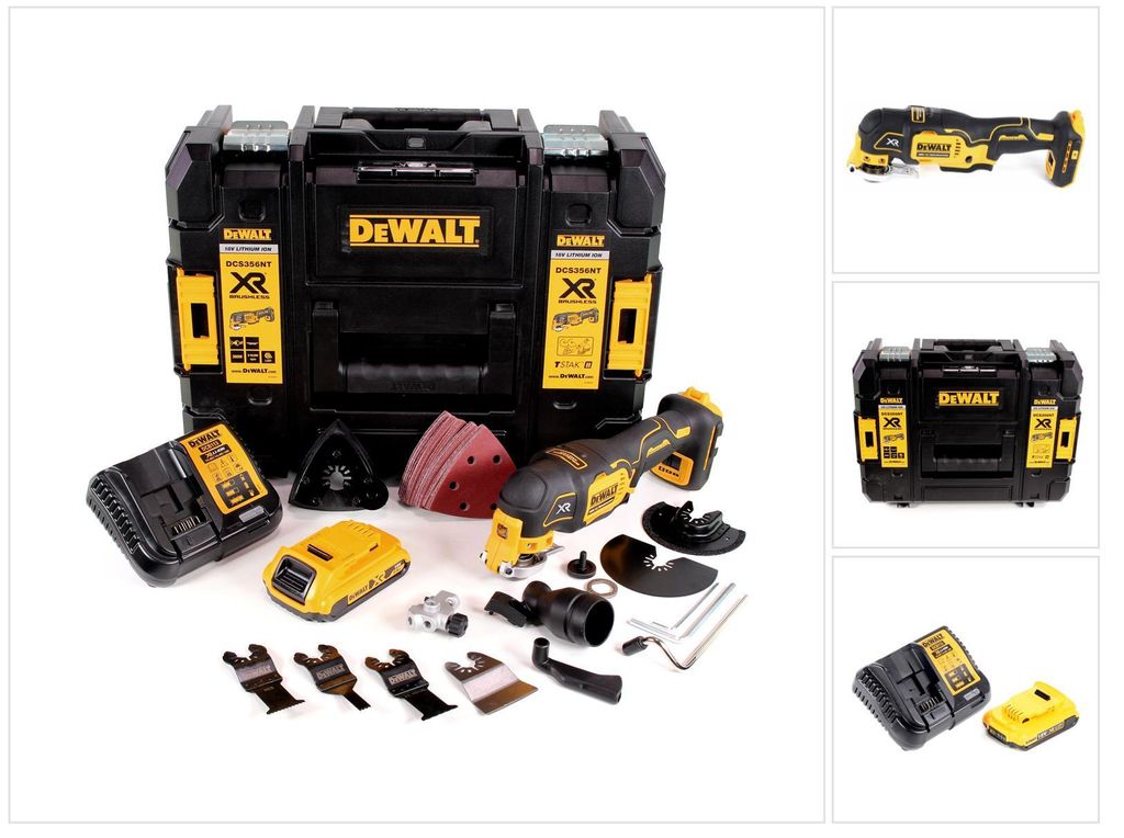 Outil multifonction sans fil DeWalt DCS 356 D1 18 V sans Image du produit 