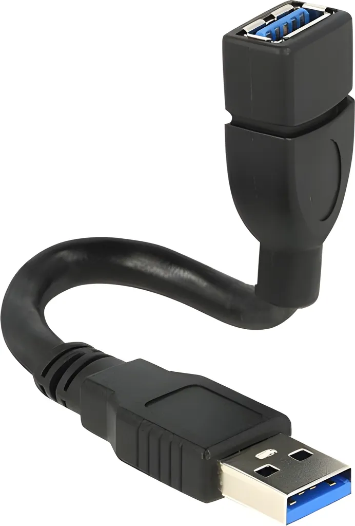 Cavo Estensione USB 3.0 Delock 0,15m ShapeCable - Zero Ingombro - 1