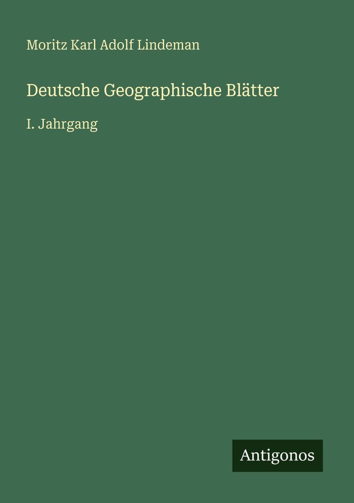 Deutsche Geographische Blätter