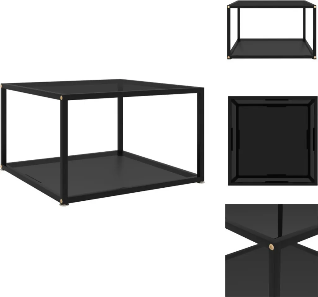 vidaXL Tavolino da Salotto Nero 60x60x35 cm - Recensione e Vendita