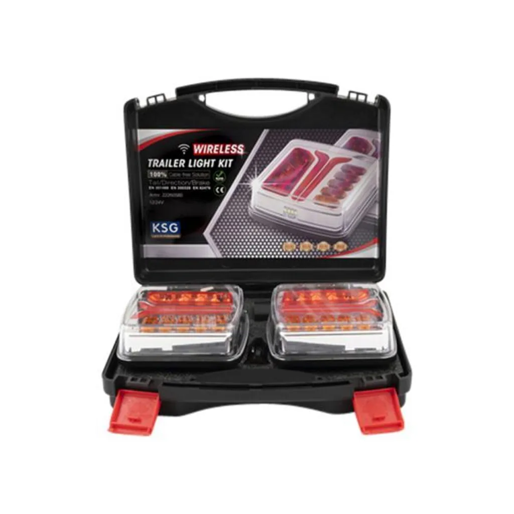 Kit éclairage d'angle remorque sans fil LED : fini les pannes de câble