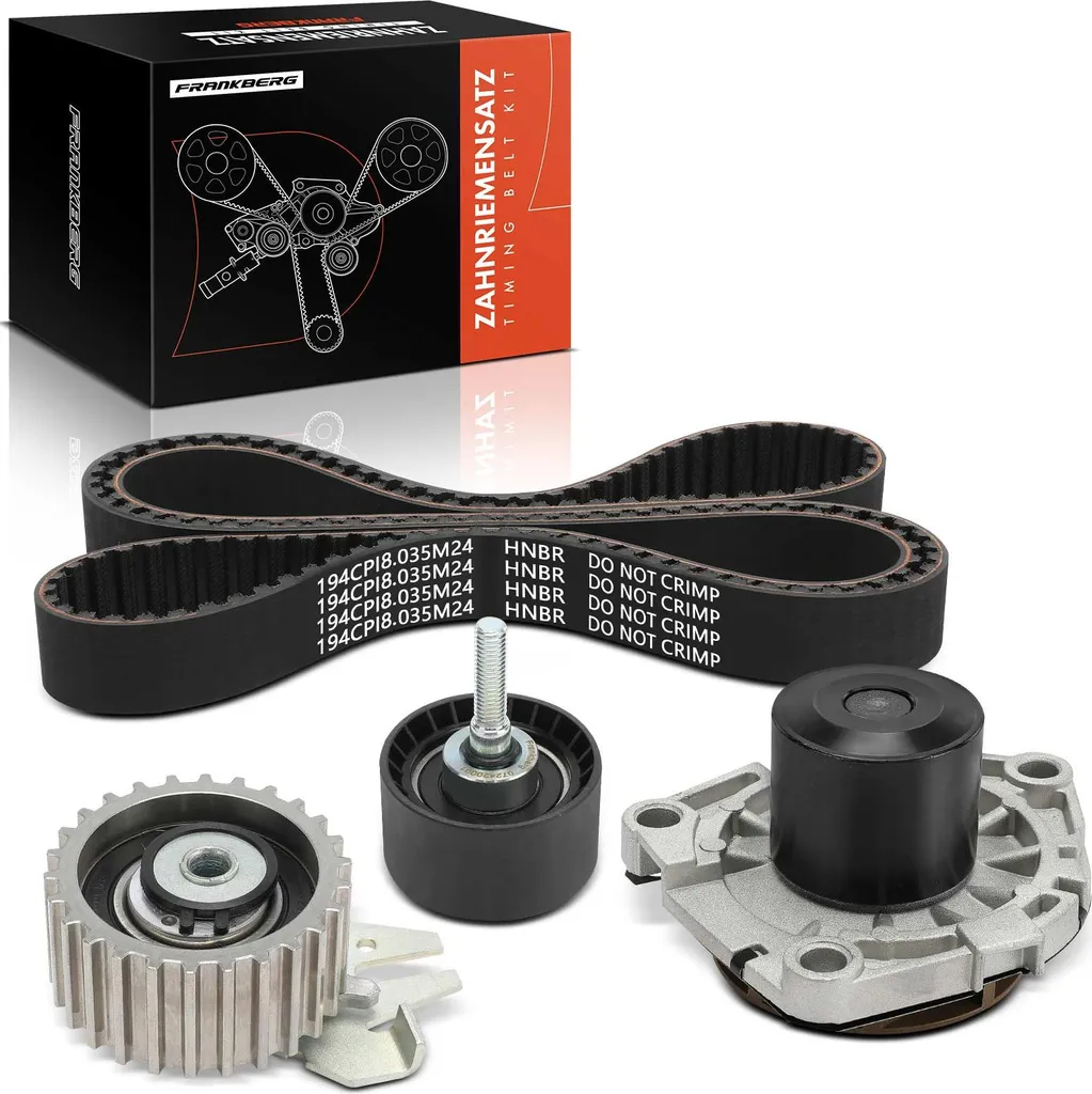 Kit de Distribution Renforcé Frankberg avec Pompe à Eau Pompe pour Fiat 500L