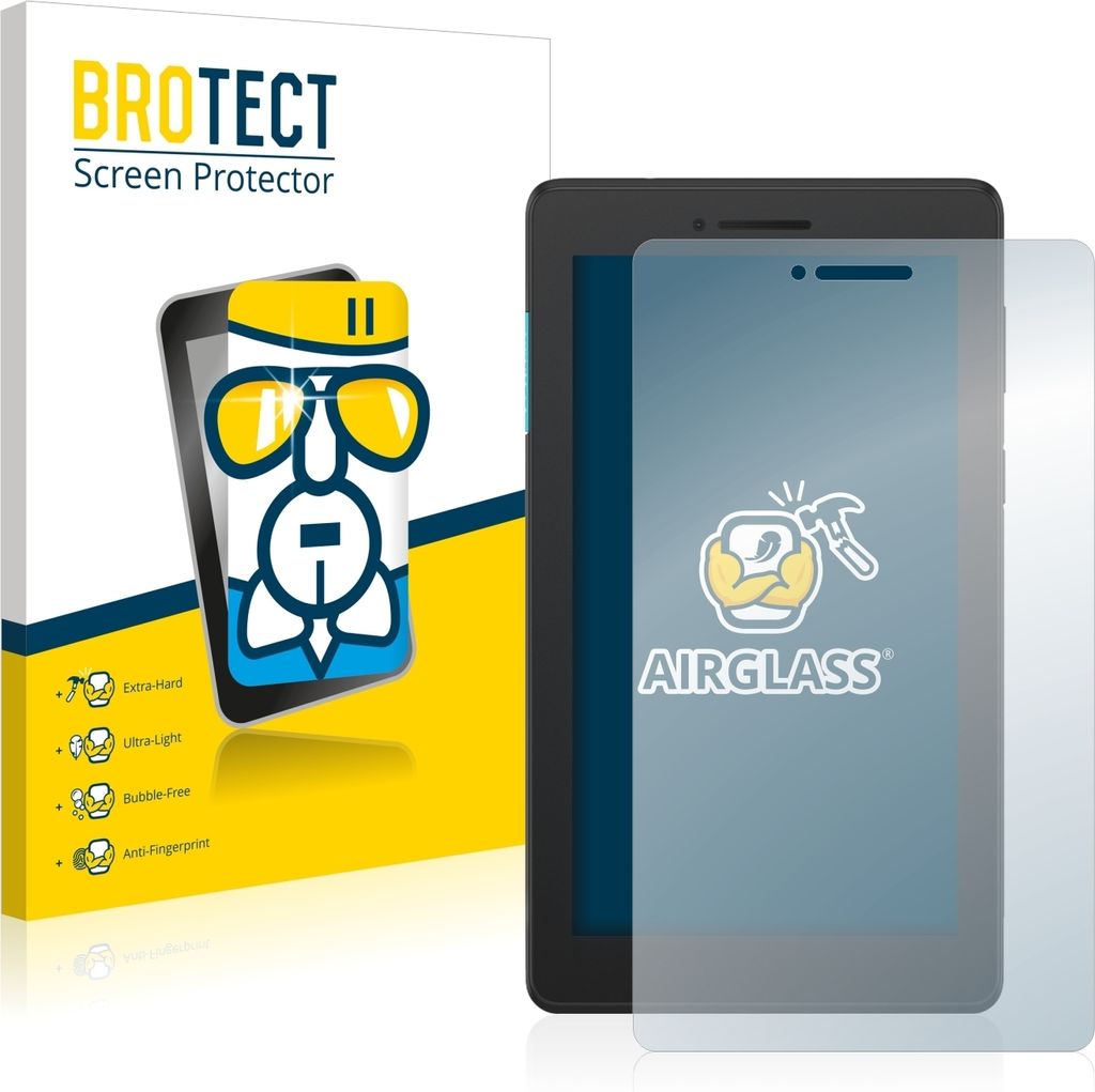 BROTECT Schutzglas für Lenovo Tab E7 Schutzfolie Displayschutz Display Schutz Glas Folie klar