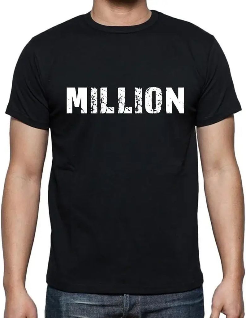 Herren Grafik T-Shirt Million Öko-Verantwortlich Vintage Jahrgang Kurzarm Lustige Druck Geburtstag Geschenk Mann