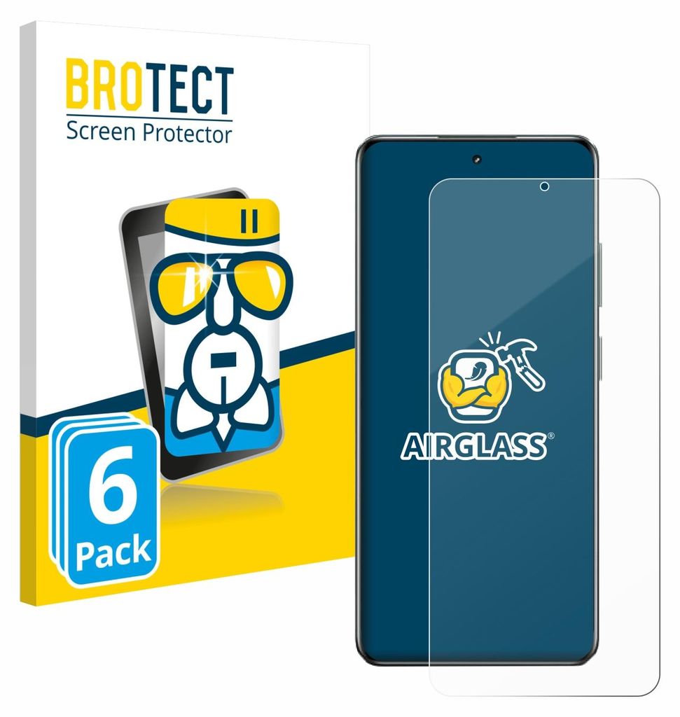 6x BROTECT Schutzglas für realme C63 5G Schutzfolie Panzer Folie Glas Display Schutz klar