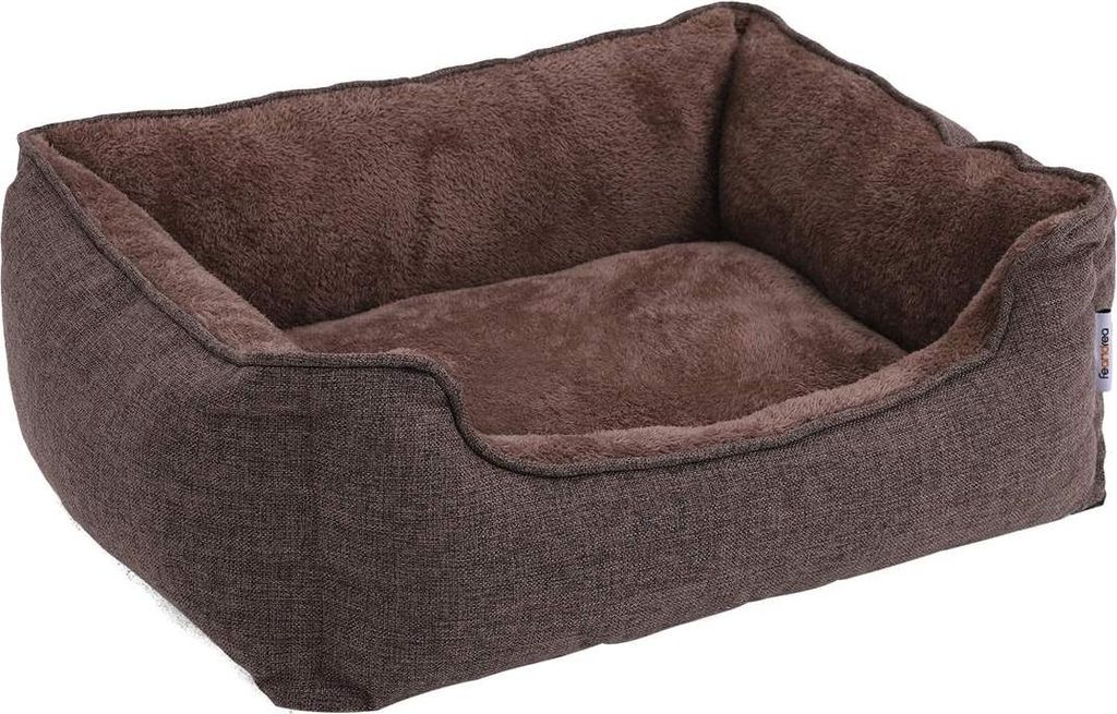 Waschbares Hundebett 75 cm braun