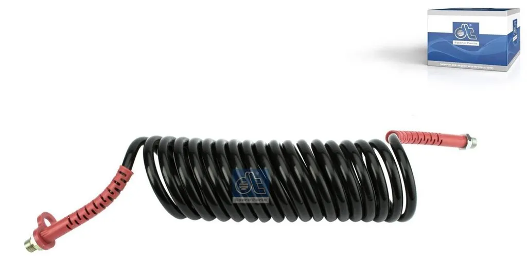 Tuyau spiralé 4m DT SPARE PARTS : fini les fuites d'air sur votre DAF