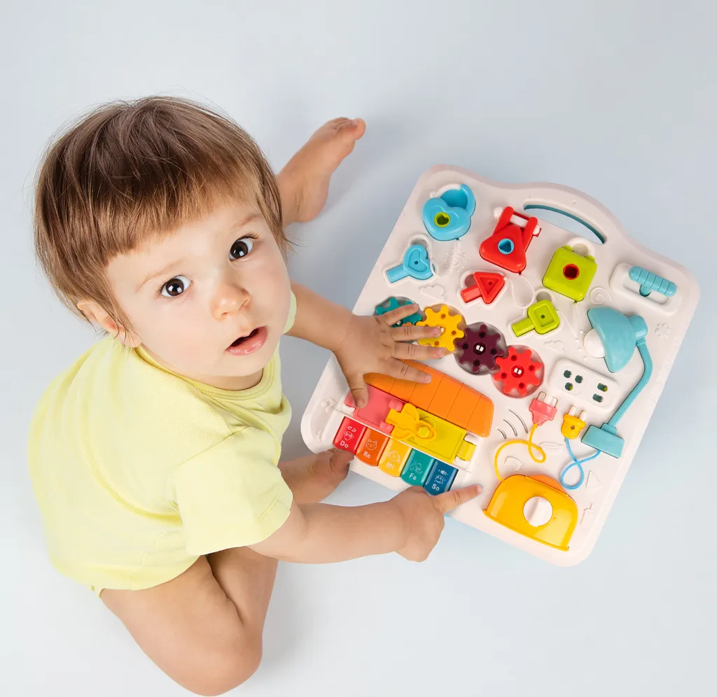 Table de Jeu pour Bébé 12 Mois et Centre d'Activités Sensoriel Éducatif - 11