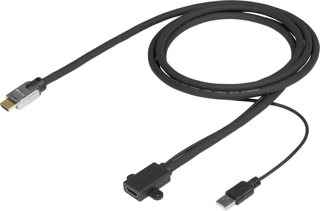 Cavo HDMI 3m Vivolink Nero 4K 60Hz 18Gbps - Qualità Premium Maschio-Femmina