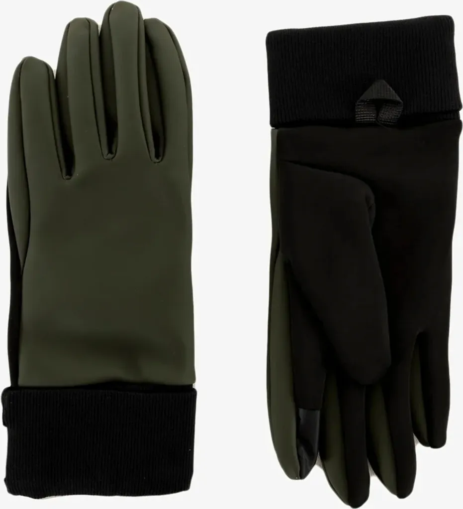 Gants hiver imperméables Rains W1T3 Green pour vélo et marche en ville