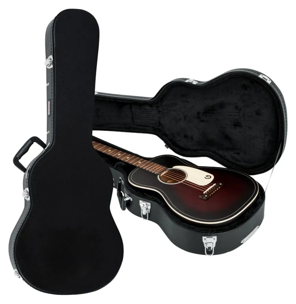 Mallette de Transport en Bois pour Guitare Acoustique Format 3/4 GWE