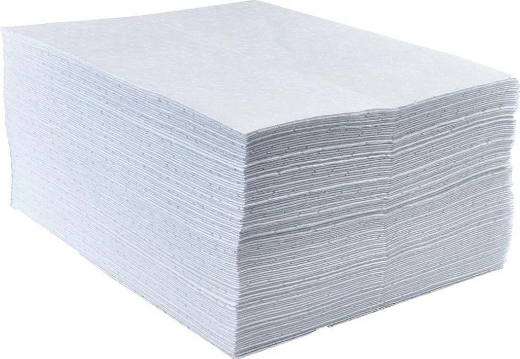 Tissu de réception absorbant pour l'huile et hydrocarbures - Pack de 20