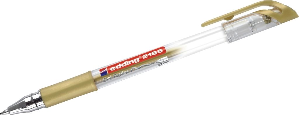 Gelroller 2185 crystaljelly 0,7mm gold Packung mit 10 Stück