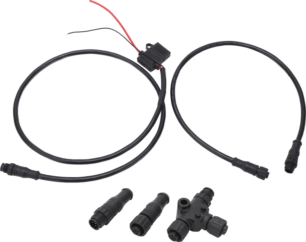 Câble Alimentation NMEA 2000 de 1M avec Porte-Fusible et Terminateur T