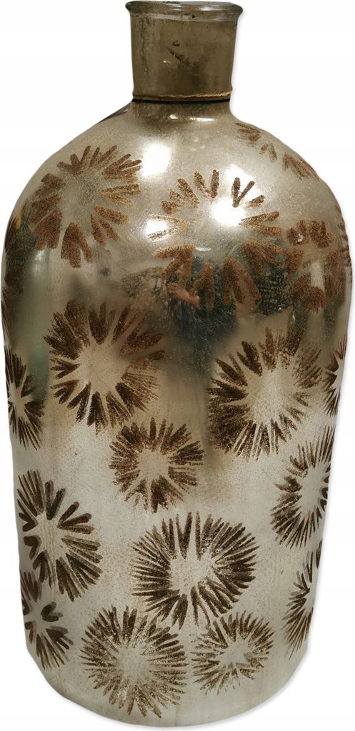 Dekorative Blumenvase aus Glas 62 cm