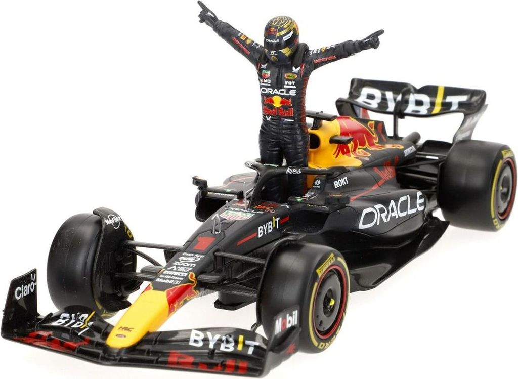 Bburago 18-28036V Red Bull RB19 '23, avec figurine, boîte à Image du produit 