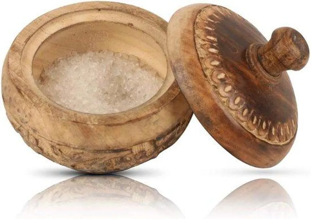 Bol de service en bois pour apéritif et rangement de cuisine déco