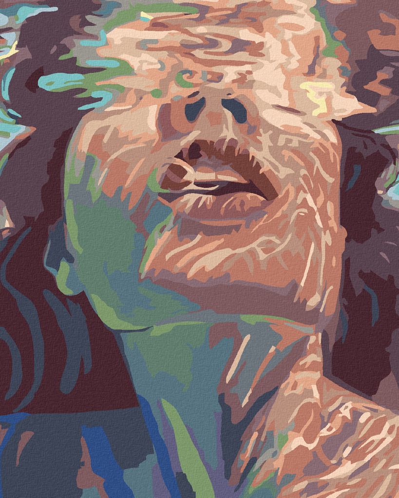 Zuty - Malen nach Zahlen - FRAU UNTER WASSER, 40x50 cm, mit Keilrahmen (bereits gespannt)