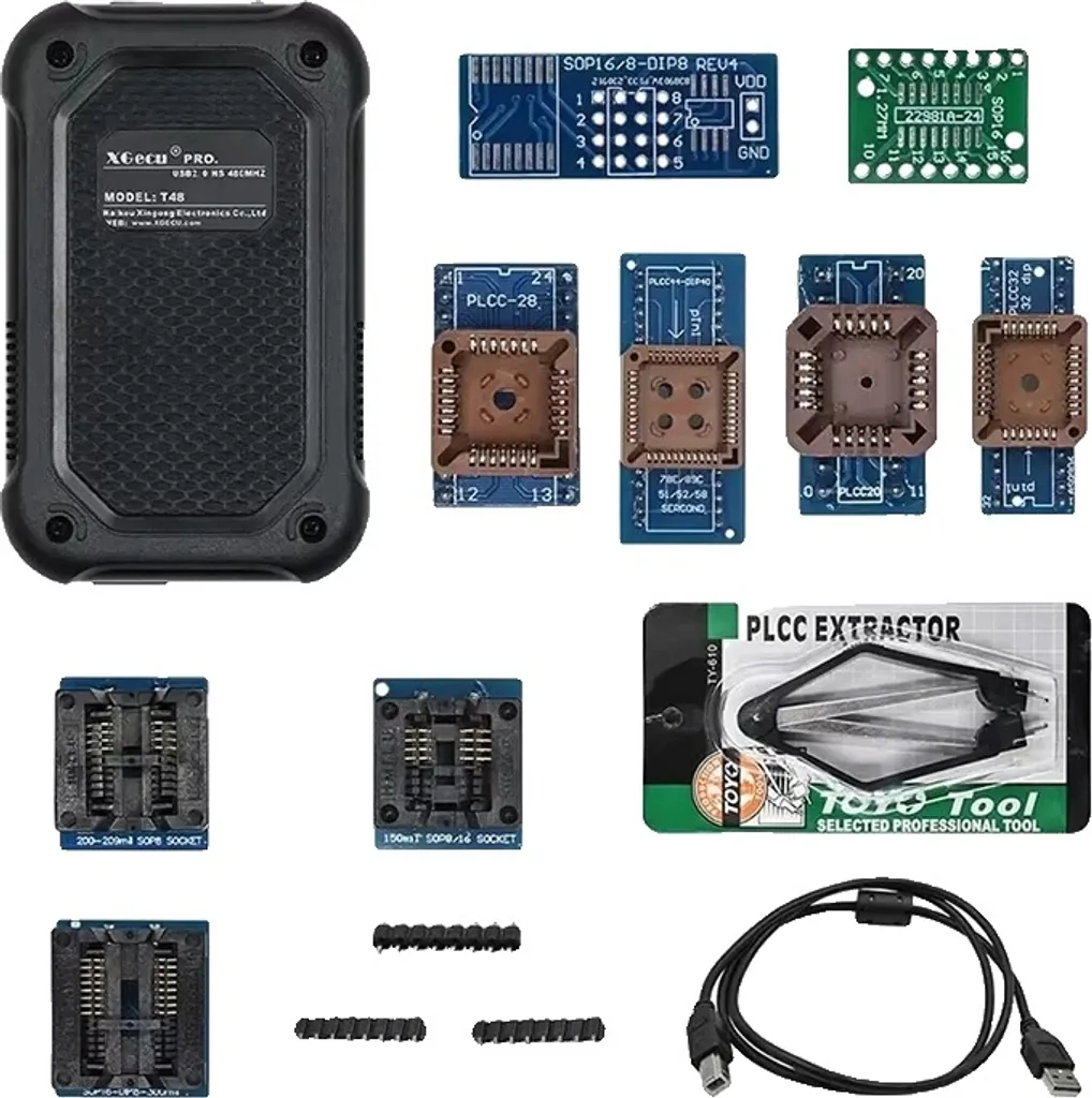 Programmateur de puce EEPROM T48 polyvalent pour réparation BIOS