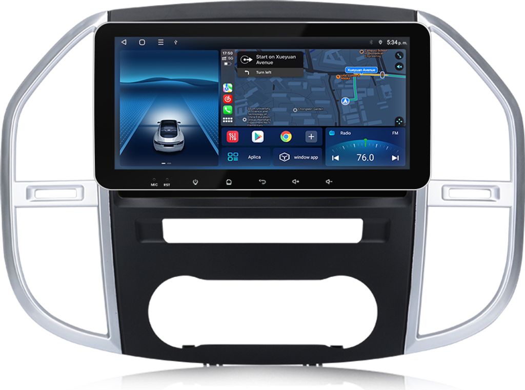 10.33" Carplay 6+128G Android 15 Autorádio pre Mercedes Obrázok produktu 