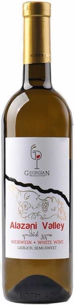 Alazani Valley Georgian Production Weißwein lieblich Wein Produktbild 