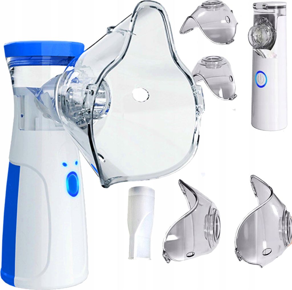 Vernebler Inhalator Für Kinder Und Erwachsene 2 Masken Usb Mesh Ruhig