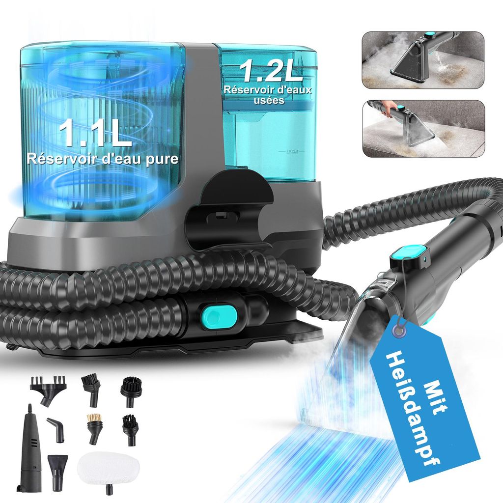 Appareil de nettoyage de tapis Aspirateur de lavage  Image du produit 