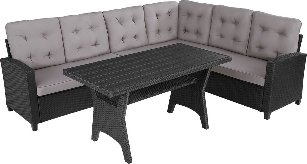 tectake® Rattan Lounge Catania für 6 Personen Produktbild 