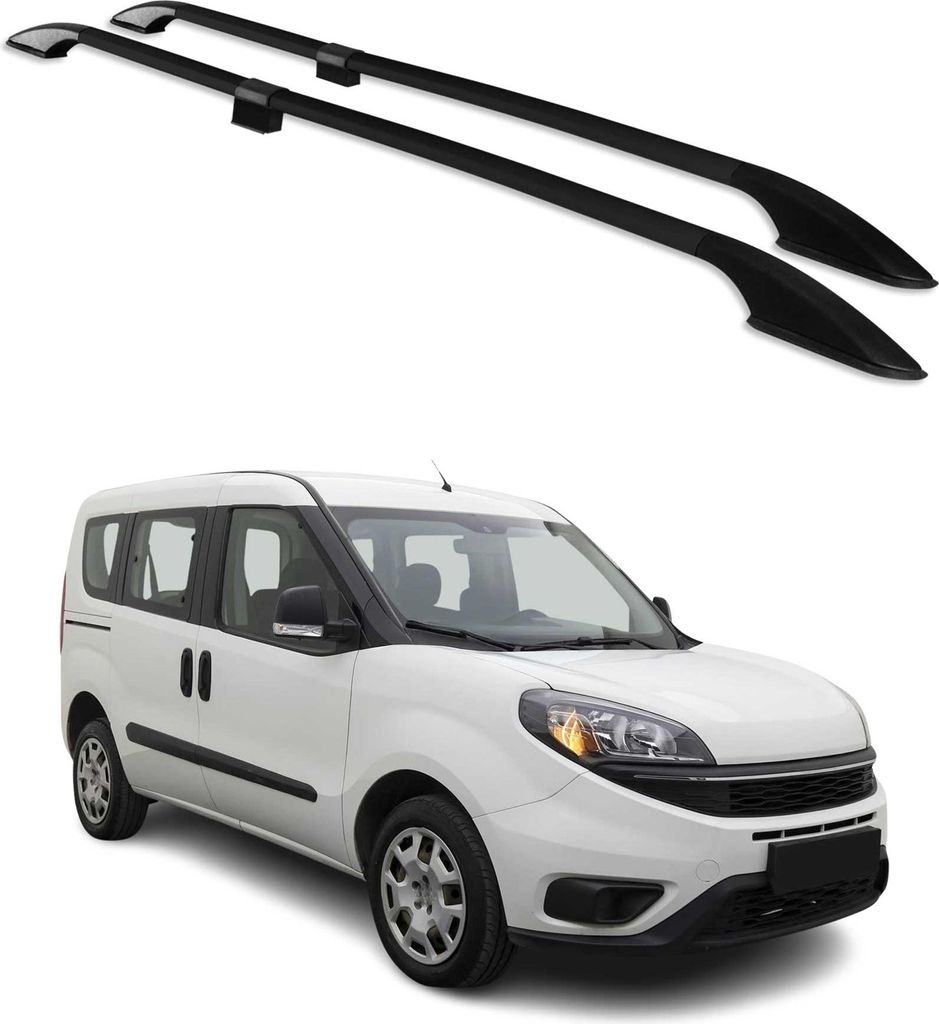 Barres de toit longitudinales pour Fiat Doblo 2010-2021 L1 Image du produit 