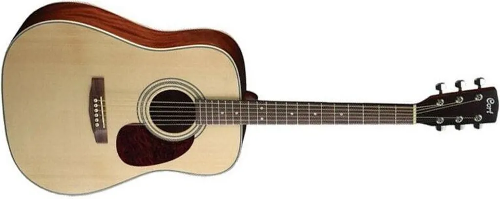 Cort Earth 70W Guitare Acoustique Massive avec Manche 45mm pour Fingerstyle