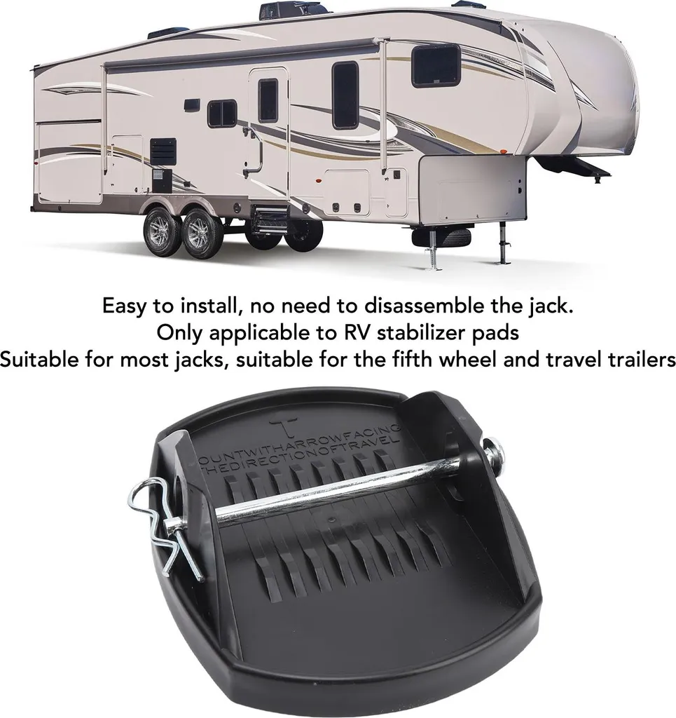 Crics de stabilisation camping-car robustes avec base antidérapante 4x